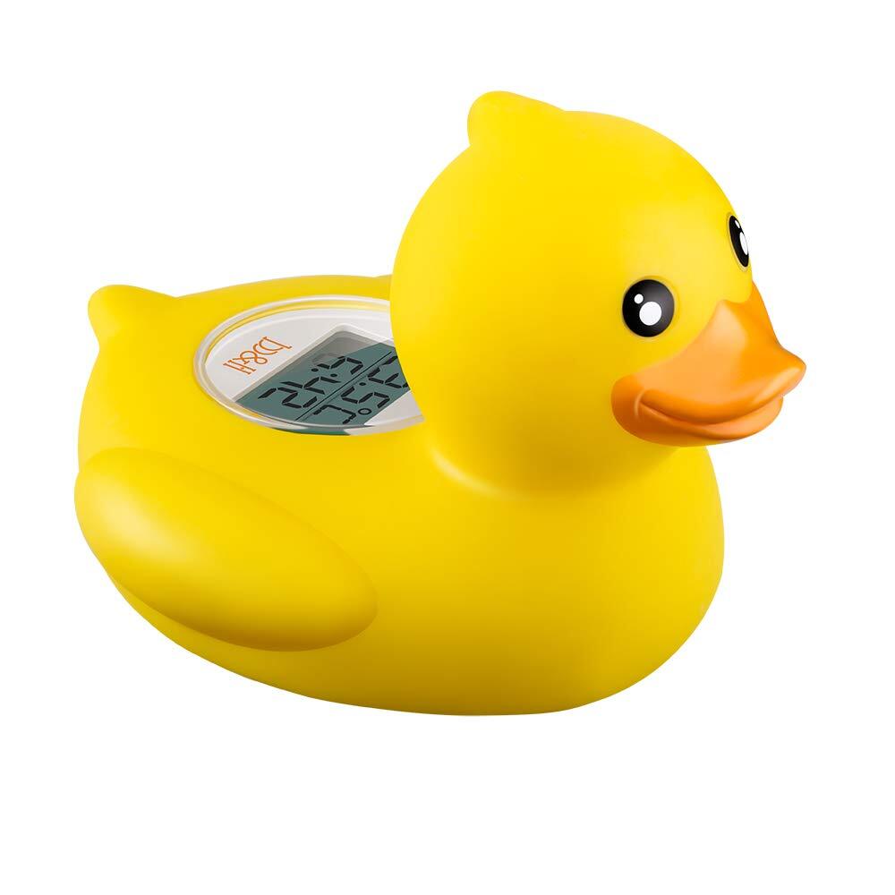 Baby Bath Thermometer & Time Duck Floating Digital Water Temperature Safety Toy